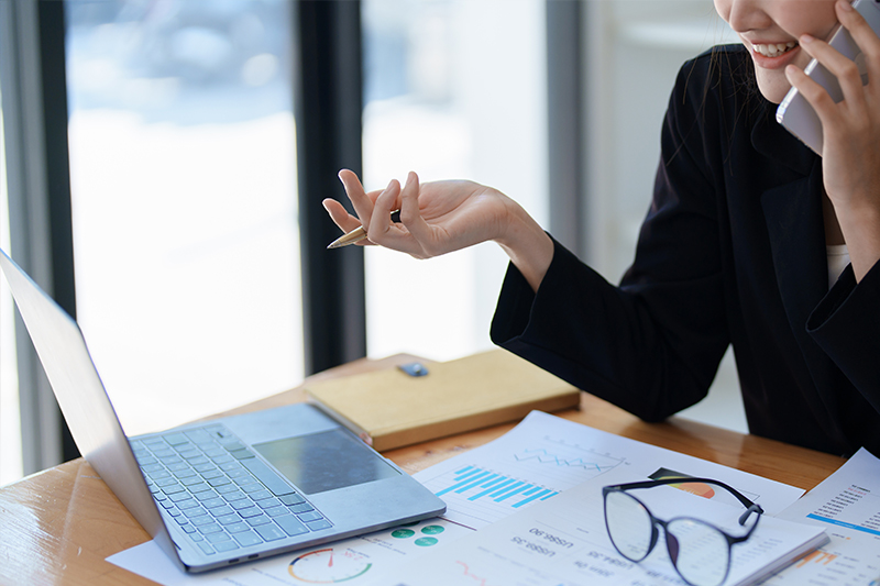 レスポンスが早い