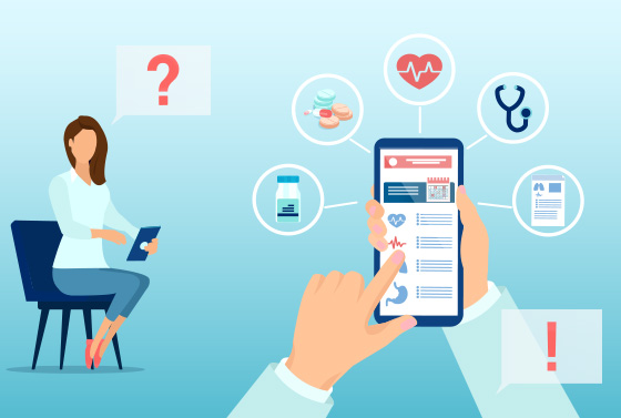 患者さんが知りたい情報を見つけられるデザインを意識する