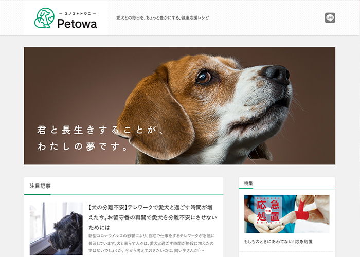 ペット&ファミリー損害保険株式会社様 Pet News Strage